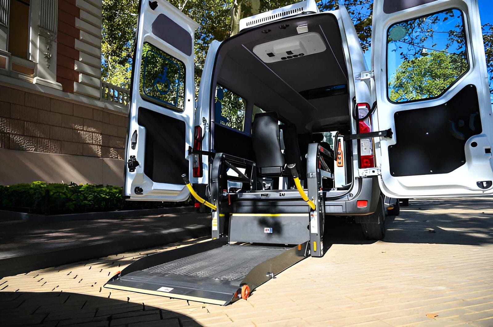 Van with wheelchair lift - Care Transit Solutions